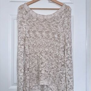 Belldini, Cozy Knit Sweater in Cream